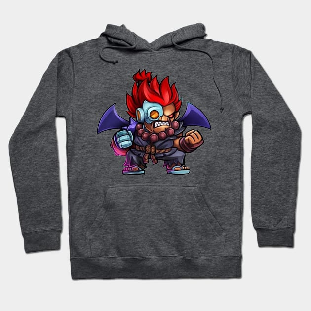 cyber akuma Hoodie by mprokolo corgi